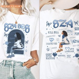 SZA Kill Bill SOS Tour 2023 Good Days Graphic Tee Shirt