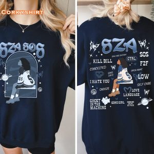 SZA Kill Bill SOS Tour 2023 Good Days Graphic Tee Shirt