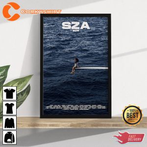 SZA SOS Tour Merch Album Cover Poster Wall Art