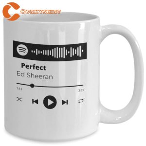 Perfect Ed Sheeran Scannable Music Code White Coffee Mug