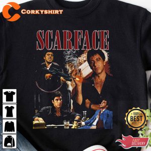 Scarface Sweater Tony Montana Retro T-shirt Al Pacino Shirt