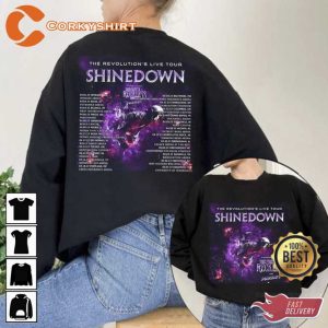 Shinedown 2023 Concert Both Sides Tshirt