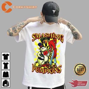 Skin Smashing Pumpkins Retro Music Art Unisex T-Shirt
