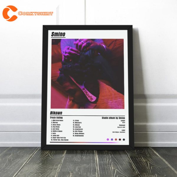 Smino Blkswn The Debut Studio Album Tracklist Poster