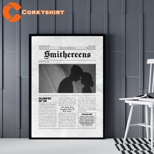 Smithereens Joji Album Tracklist Song Glimpse Of Us Newspaper Style Poster