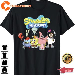 Spongebob Squarepants Friends Unisex Cotton T-Shirt