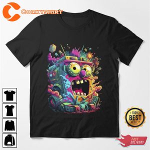 Spongebob Squarepants Sponge On Shirt Design