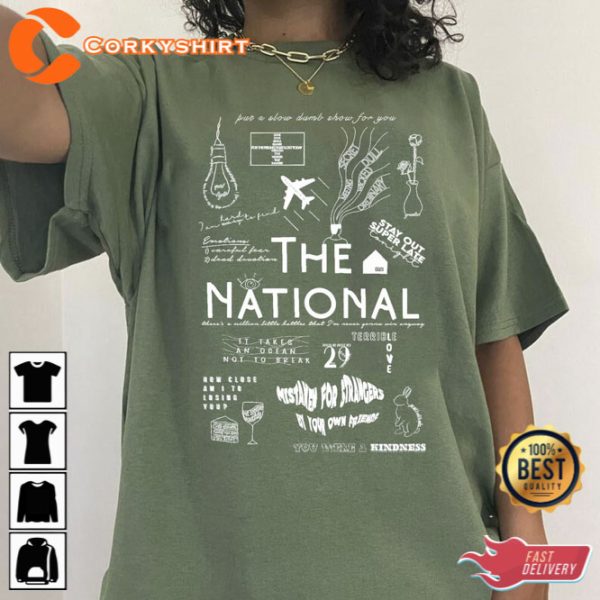 Stay Out Super Late The National Tour 2023 Unisex T-Shirt