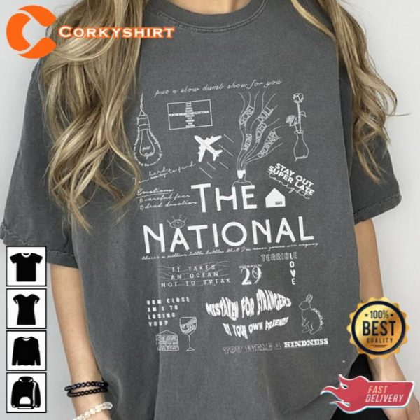 Stay Out Super Late The National Tour 2023 Unisex T-Shirt