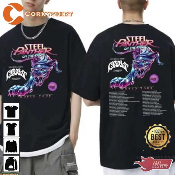 Steel Panther On The Prowl World Tour 2023 Shirt