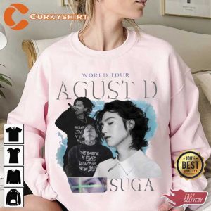 Suga Min Yoongi Agust D World Tour Sweatshirt