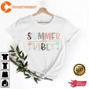 Summer Vibes Boho Beach Shirts For Women For Men