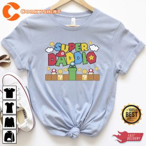 Super Daddio Gamer Father's Day Shirt