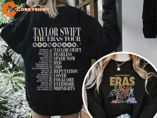 Taylor Swiftie 2 Sides Sweathirt The Eras Tour 2023