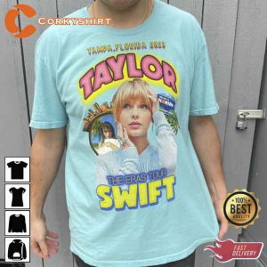 Taylor The Eras Tour Tampa Florida Concert Swiftie T-Shirt