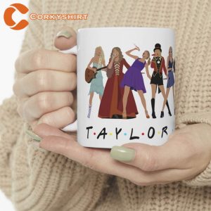 Taylors Album The Eras Tour Gift For Swiftie Ceramic Coffee Mug