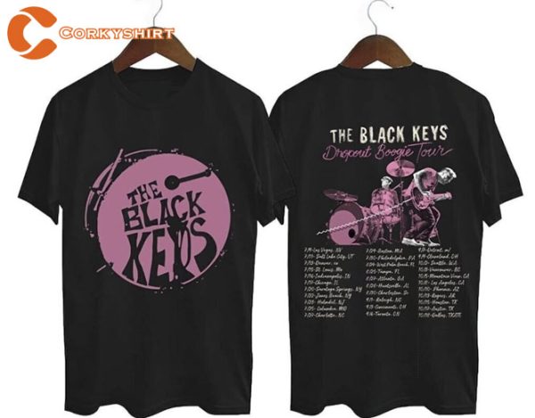 The Black Keys Drop Out Boogie Tour 2023 Hot Topic Vintage T-Shirt