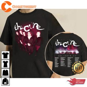 The Cure 2023 North American Tour Dates T-Shirt 1