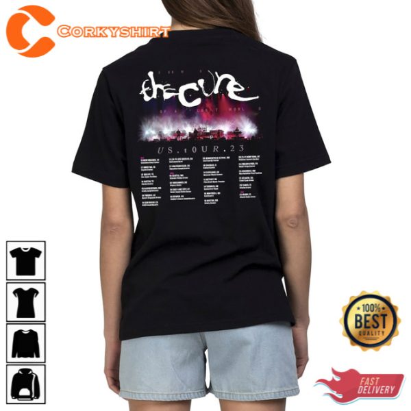 The Cure 2023 North American Tour Dates Concert Lover Unisex T-Shirt