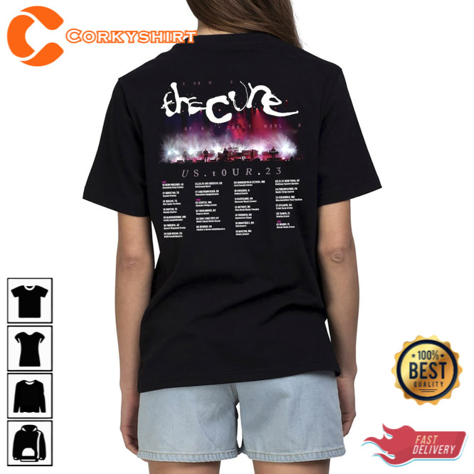 The Cure 2023 North American Tour Dates T-Shirt 2