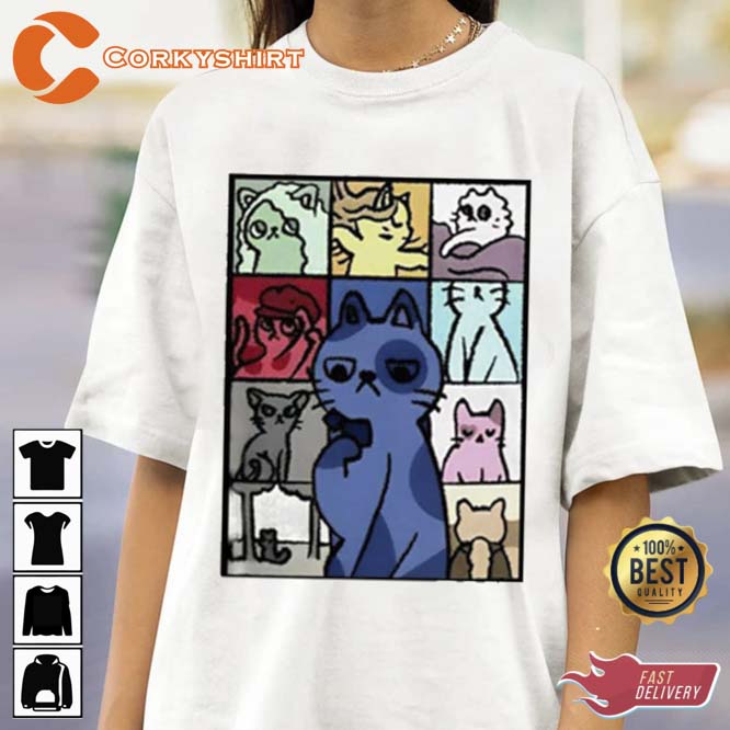 The Eras Tour 2023 Cat Edition Taylor Swiftie Fan Gift T-Shirt (2)