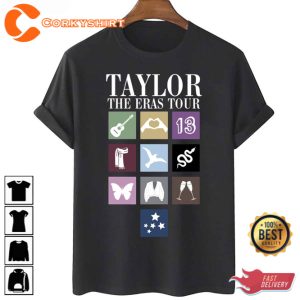The Eras Tour Swiftie Aesthetic Unisex T-Shirt Gift For Fan
