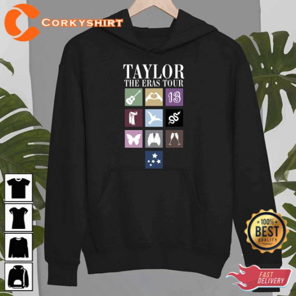 The Eras Tour Swiftie Aesthetic Unisex T-Shirt Gift For Fan