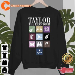 The Eras Tour Swiftie Aesthetic Unisex T-Shirt Gift For Fan