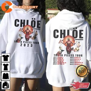 The In Pieces Tour 2023 Chloe Bailey Music Shirt Gift For Fan