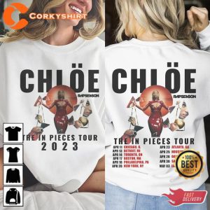 The In Pieces Tour 2023 Chloe Bailey Music Shirt Gift For Fan