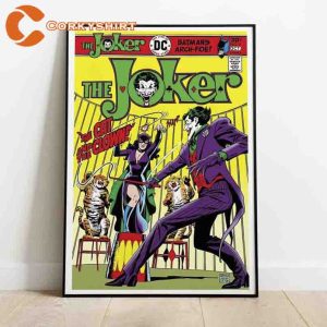 The Joker Comic Book Cover Printable Poster Wall Art