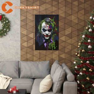 The Joker Heath Ledger from Batman Poster Wallpaper (1)