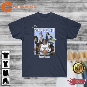 The Memphis Grizzlies Guard Ja Morant Vintage Unisex 90s Shirt