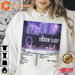 Tiesto DJ The London Sessions Album Tracklist Shirt Gift For Fan