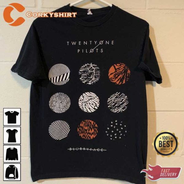 Twenty One Pilots Band Stressed Out T-shirt Blurryface