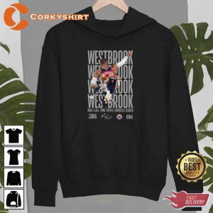 Typography Russell Westbrook Wizards Basketball Design Unisex T-Shirt