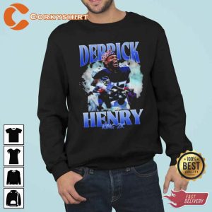 Vintage Art Derrick Henry Football Player Trending Unisex Sweatshirt
