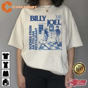Vintage Billy Joel Tour Unisex Shirt Hoodie Sweatshirt