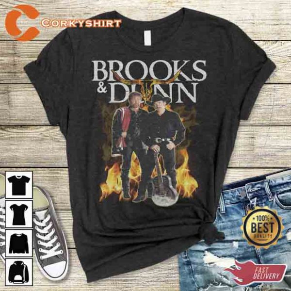 Vintage Brooks & Dunn Country Music Unisex T-shirt