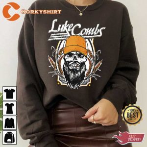 Vintage Cool America Singer Luke Combs World Tour T Shirt