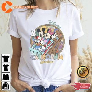 Vintage Disney California Adventure T-Shirt Disneyland Family Trip Tee