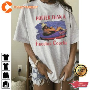 Vintage Hotter Than A Hoochie Coochie Chattahoochee Alan Jackson T-Shirt