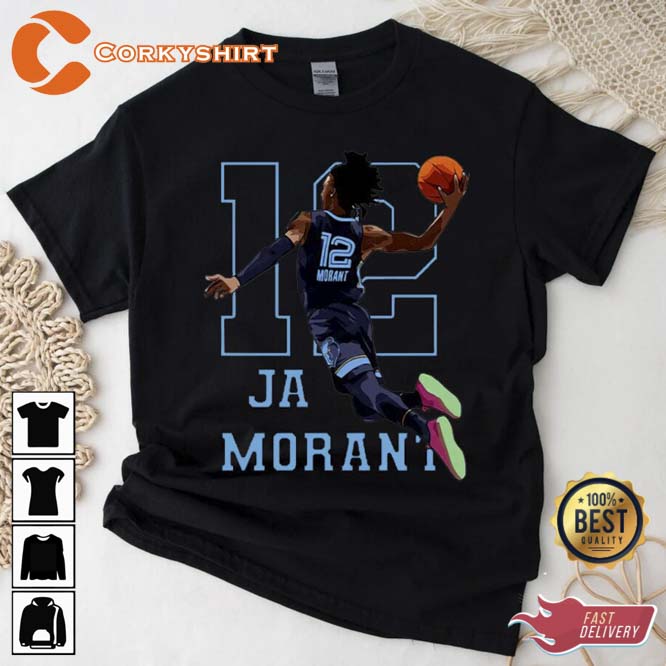 Ja Morant Shirt Ja Morant Bootleg Sweatshirt 90s Vintage Graphic Tee  Memphis Basketball Shirt 90s Retro Basketball MVP Player Sh