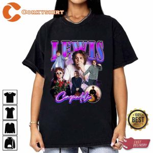 Vintage Lewis Capaldi Concert 2023 Short Sleeve Shirt