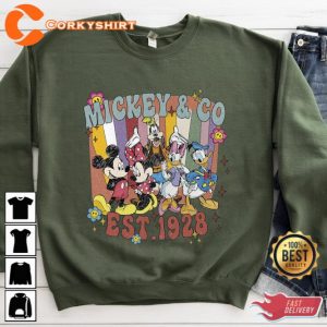 Vintage Mickey and Co EST 1928 Shirt Gift For Fan