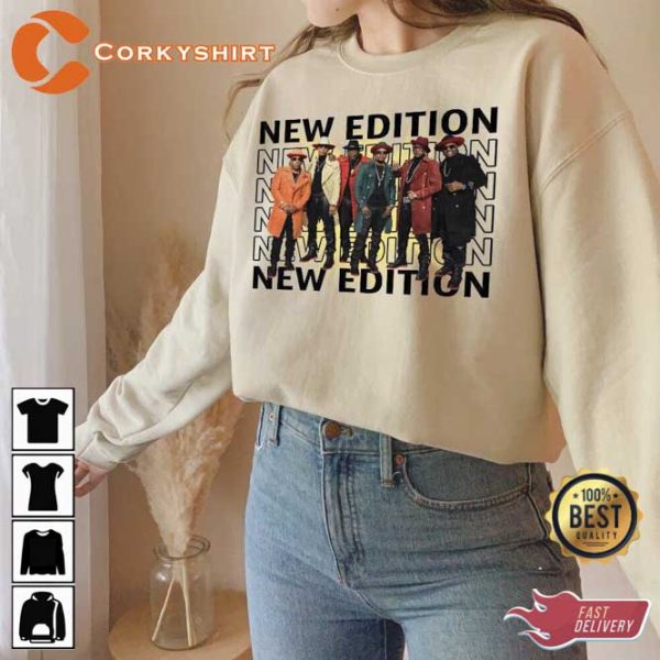 Vintage New Edition Band 2023 Tour Trending Unisex Sweatshirt