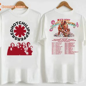 Vintage Red Hot Chili Peppers Band Tour 2023 Shirt