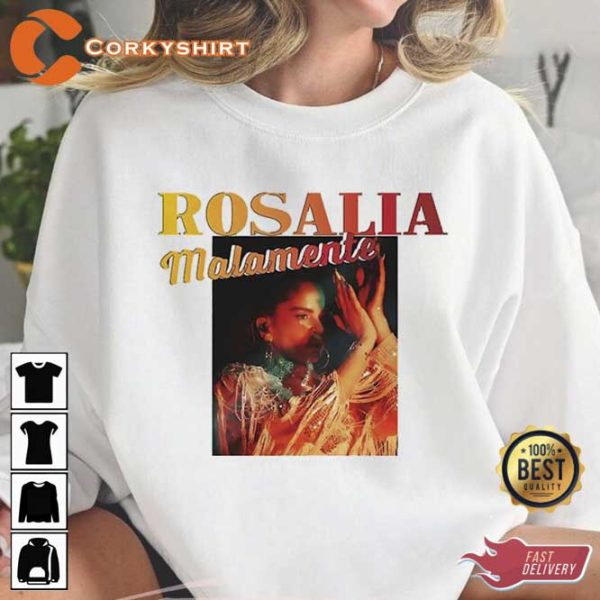 Vintage Rosalia Malamente T-shirt Album El Mal Querer Sweatshirt