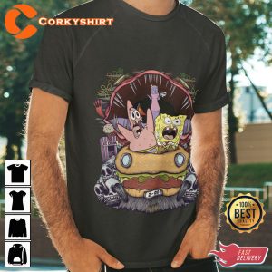 Vintage Spongebob Movie Patrick Star Funny T-Shirt