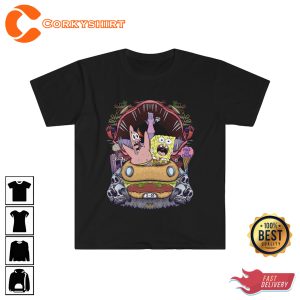 Vintage Spongebob Movie Patrick Star Funny T-Shirt